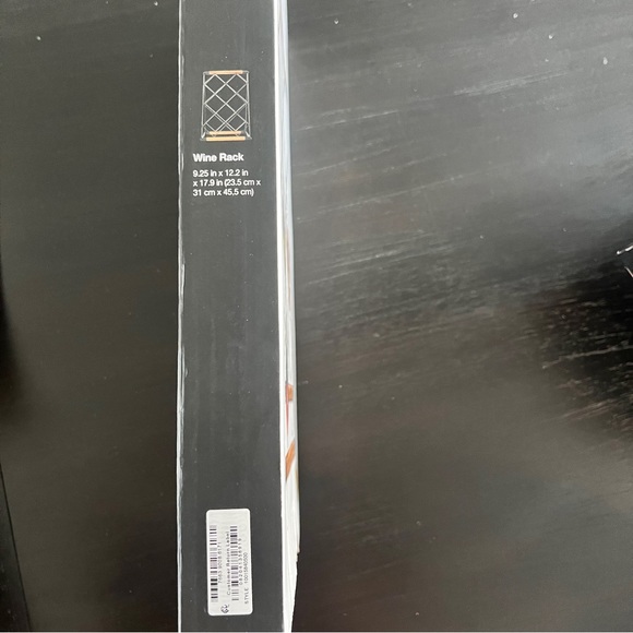 The Cellar Wine Rack Wood And Steel 9.25”x12.2” - Picture 3 of 7